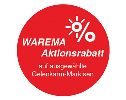 Warema-Markisen-Aktionsrabatt